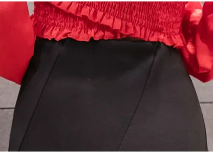 Midi Tassel Black Skirts - Image 4