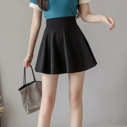 Skater Mini Black Skirt - Image 5