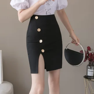 Mini Skirt with Slit