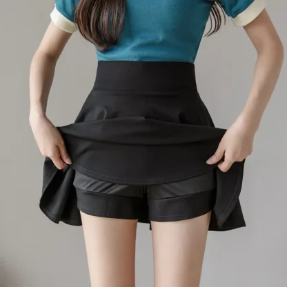Skater Mini Black Skirt - Image 4