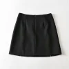 Double Slit Black Skirt - Image 4