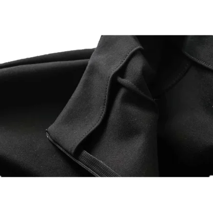 Double Slit Black Skirt - Image 5