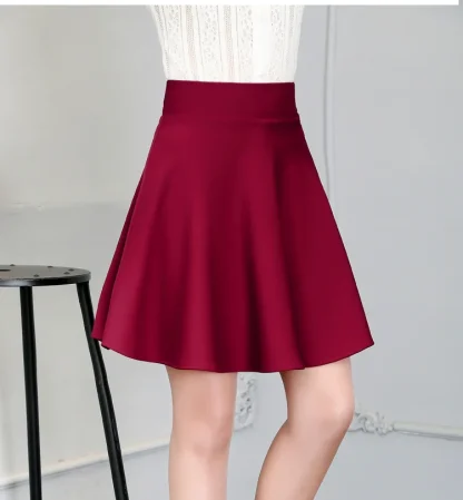 Soft Casual Black Mini Skirts - Image 4