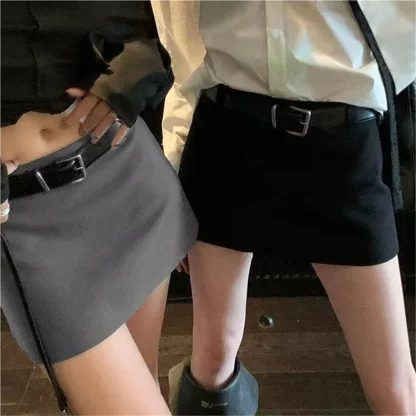 Basic Mini Black Skirt - Image 2