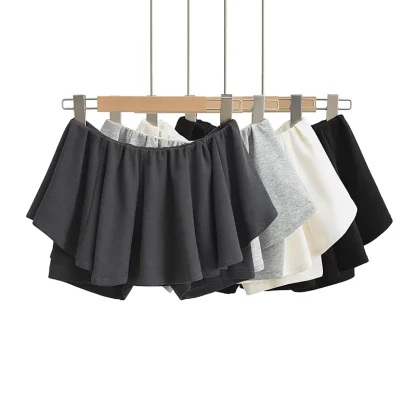 Soft Mini Flowy Black Skirts - Image 7