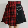 Asymmetric Plaid Back Skirts - Image 2