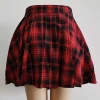 Asymmetric Plaid Back Skirts - Image 4