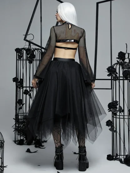Tutu High Low Black Skirt - Image 2
