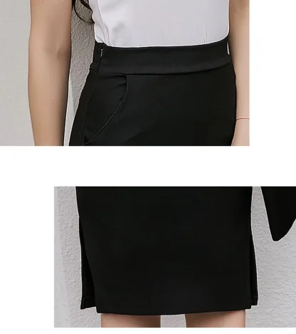 Bodycon Pencil Black Skirts - Image 7