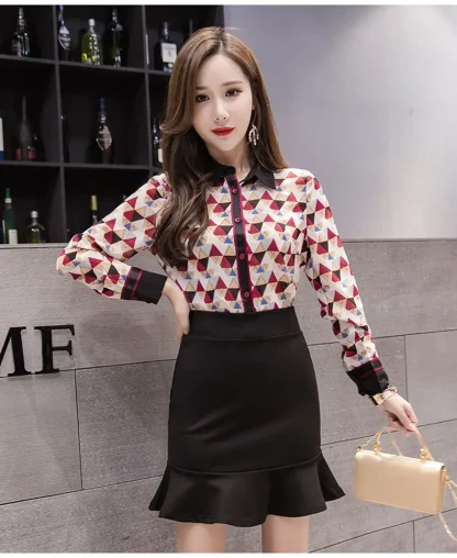 Plus Size High-waist Black Skirts - Image 6