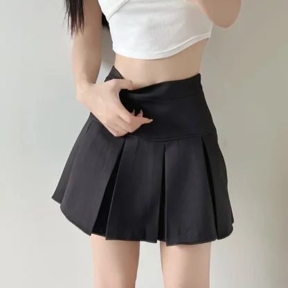 High-waist Black Mini Skirts - Image 2