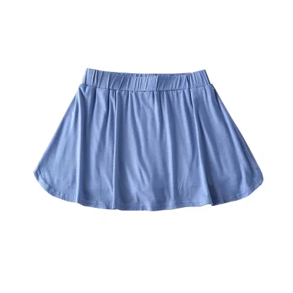 Elastic Side Split Black Skirts - Image 6