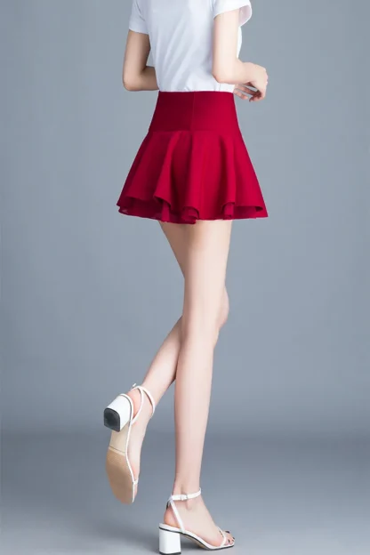 Stretchable Chic Mini Black Skirts - Image 5