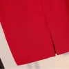 Plus Size Button Black Skirt - Image 6
