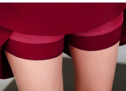 Elastic Waist Soft Black Skirts - Image 6