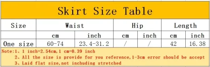 Tiered Mini Black Skirts - Image 7