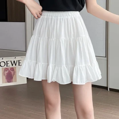 Tiered Mini Black Skirts - Image 4