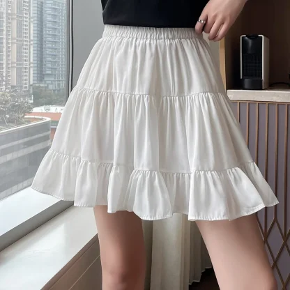 Tiered Mini Black Skirts - Image 5