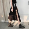 High Tied Split Black Skirts - Image 2