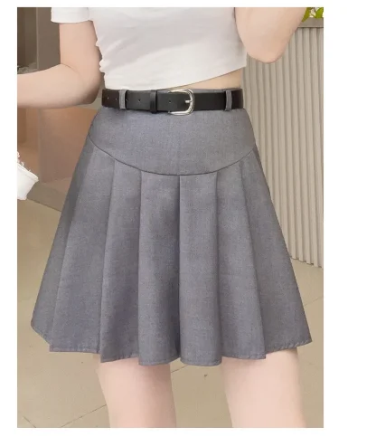 Pleated Mini Black Skirts - Image 4