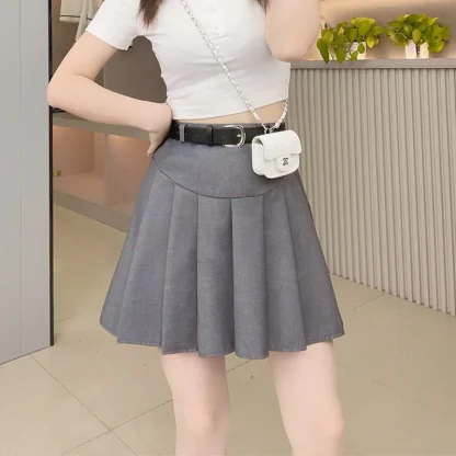 Pleated Mini Black Skirts - Image 6